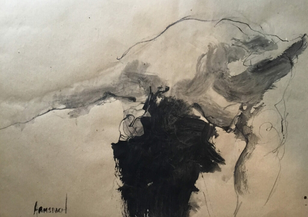 Fulgurances 2018 Frederic Armspach Chinese Ink VENDU